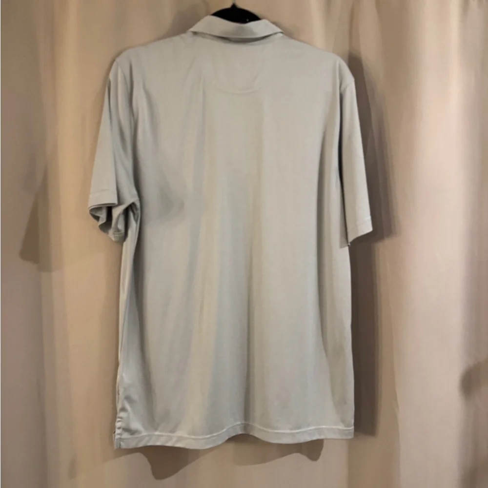 Men's Gray Greg Norman Polo Shirt